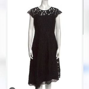 Donna Karan Lace Pattern Dress